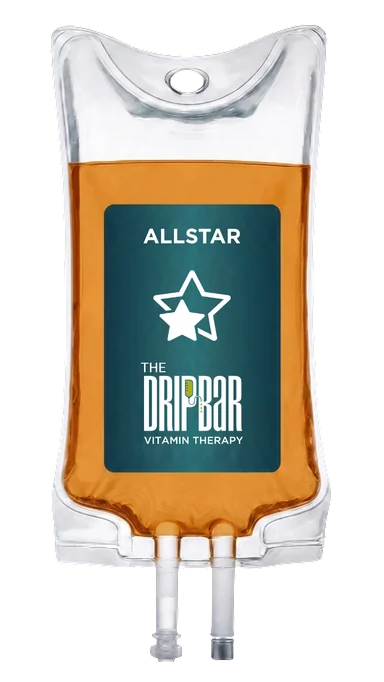 The Allstar IV drip bag at The DRIPBaR Flower Mound