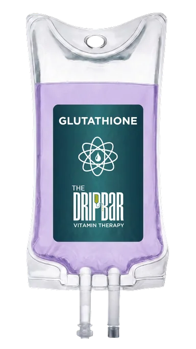 Glutathione IV drip bag at The DRIPBaR Flower Mound
