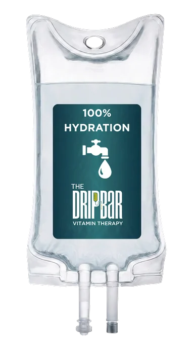 100% Hydration IV with 1,000 mL of fluids and electrolytes