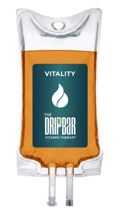 The Vitality IV drip bag at The DRIPBaR Flower Mound
